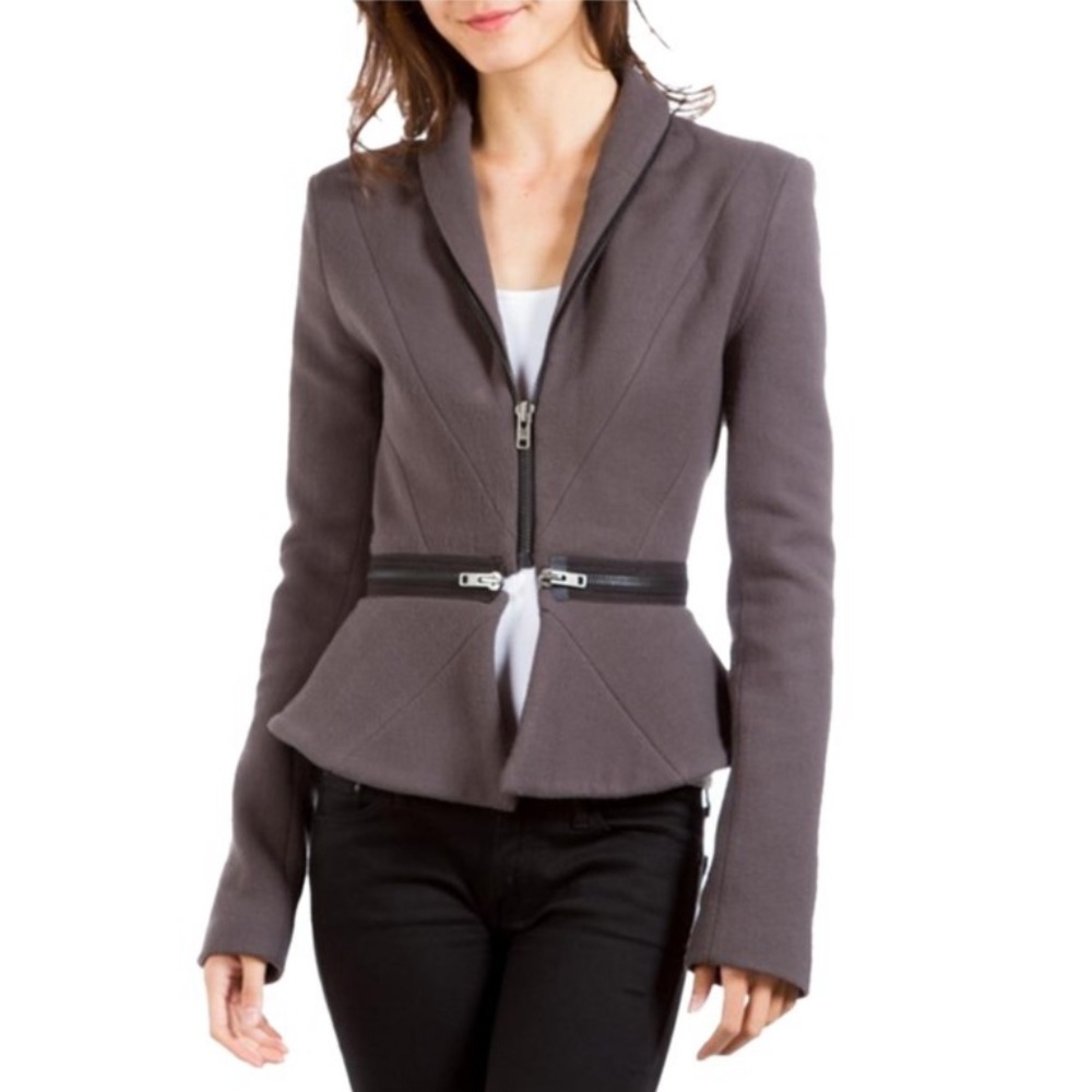 Haider Ackermann Taupe Wool Jacket